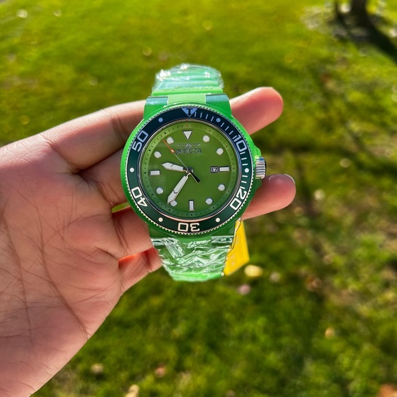 Invicta pro diver green men’s watch